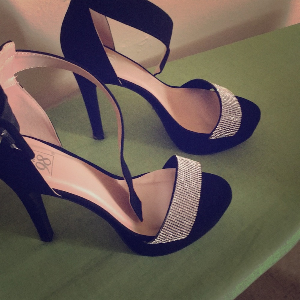 Heels with Glitter